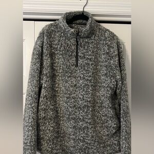 Clearwater Outfitters Gray Fleece Men's 1/4 zip pullover